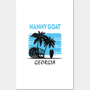 Nanny Goat Beach Georgia Posters and Art